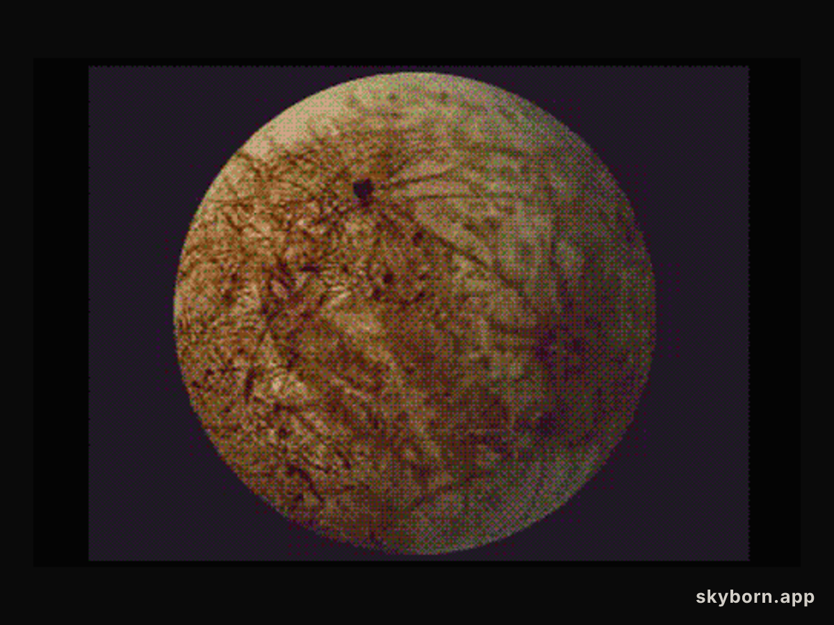 Europa Rotating