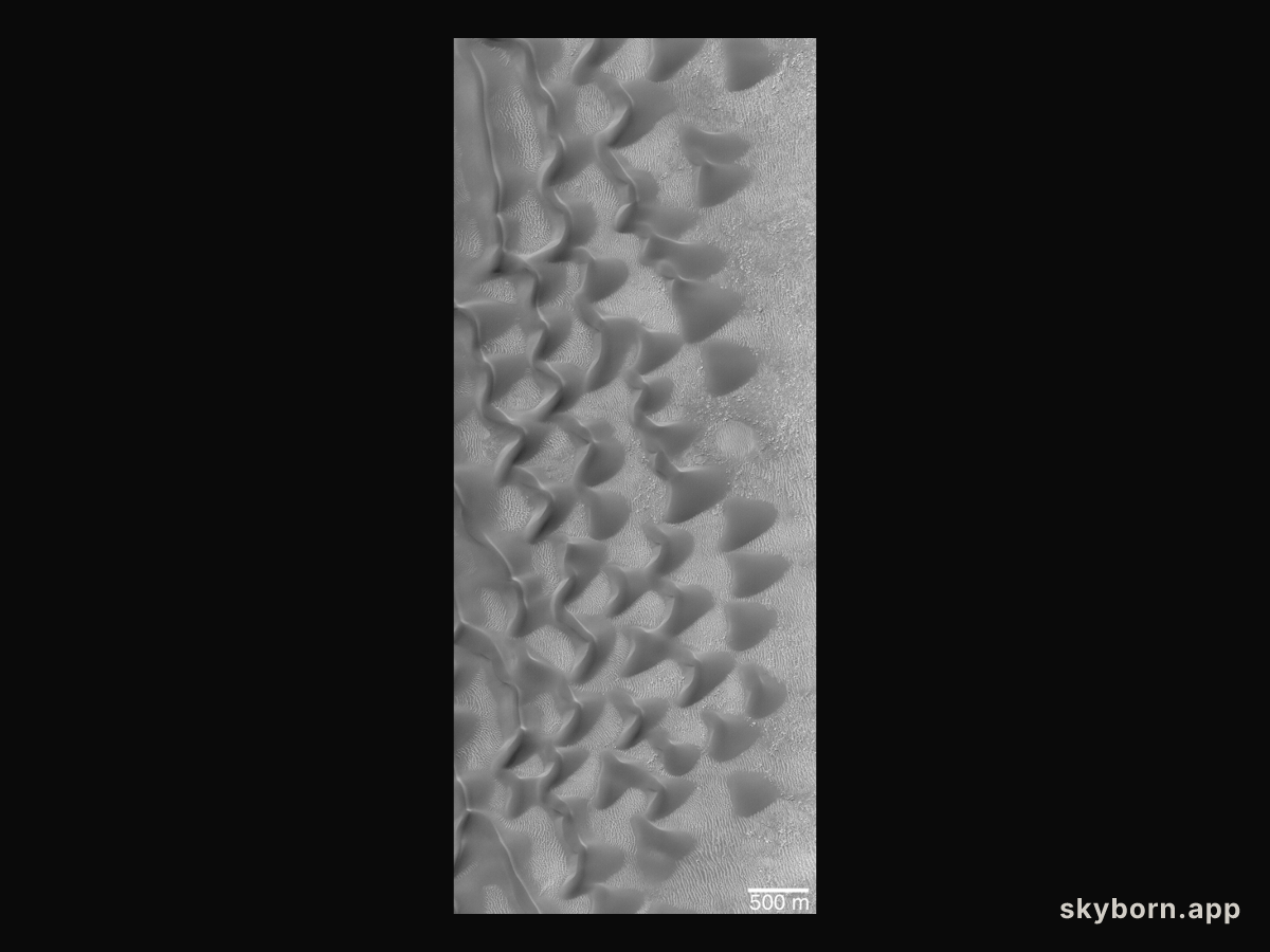 Sand Dunes on Mars