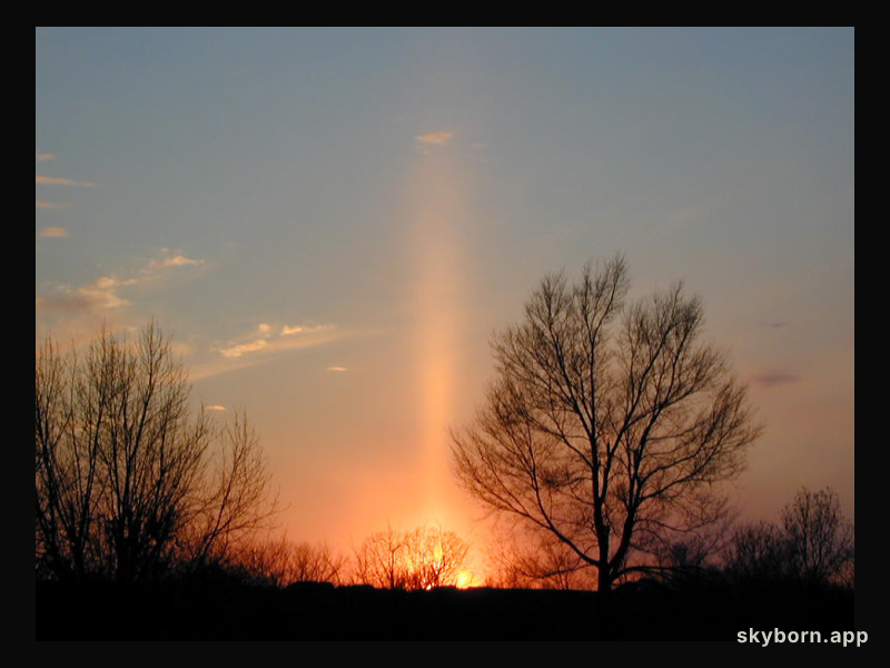 A Sun Pillar