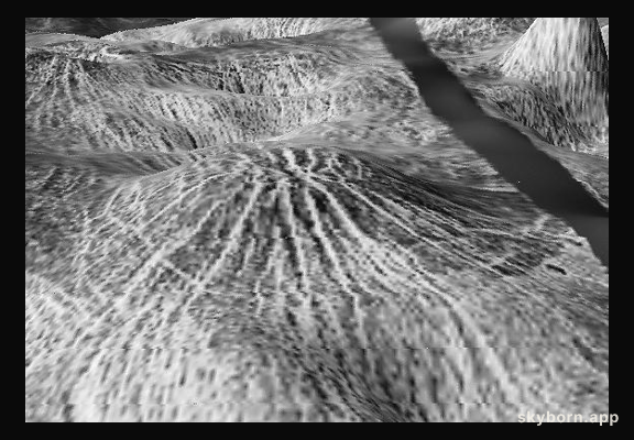 One Hundred-Kilometer Terrain on Venus