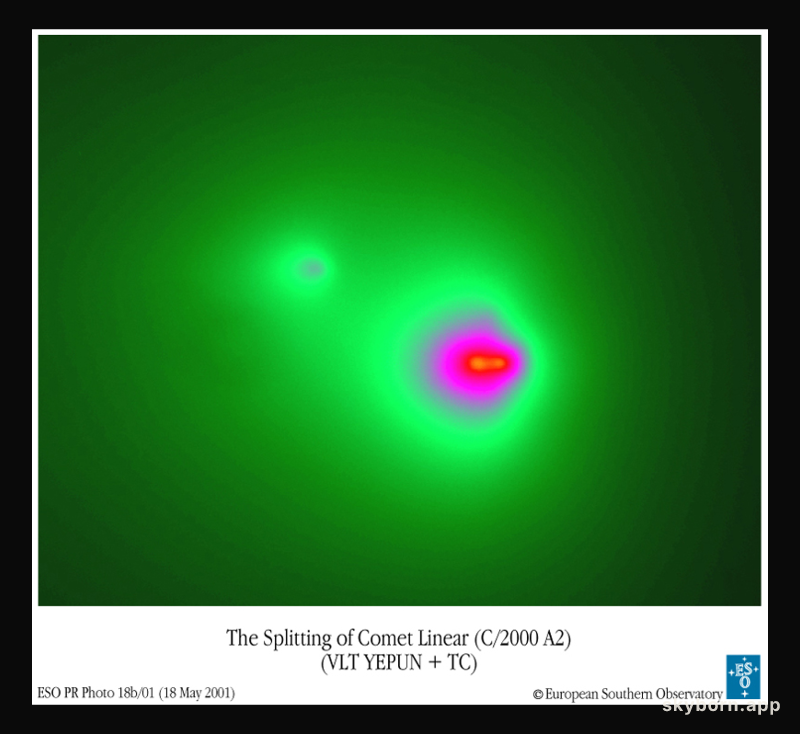 Another Comet LINEAR Breaks Up