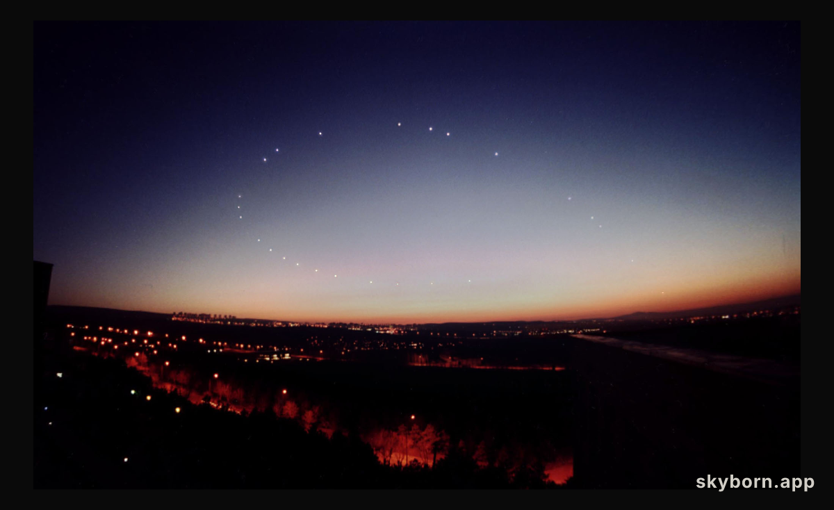 Venus' Evening Loop