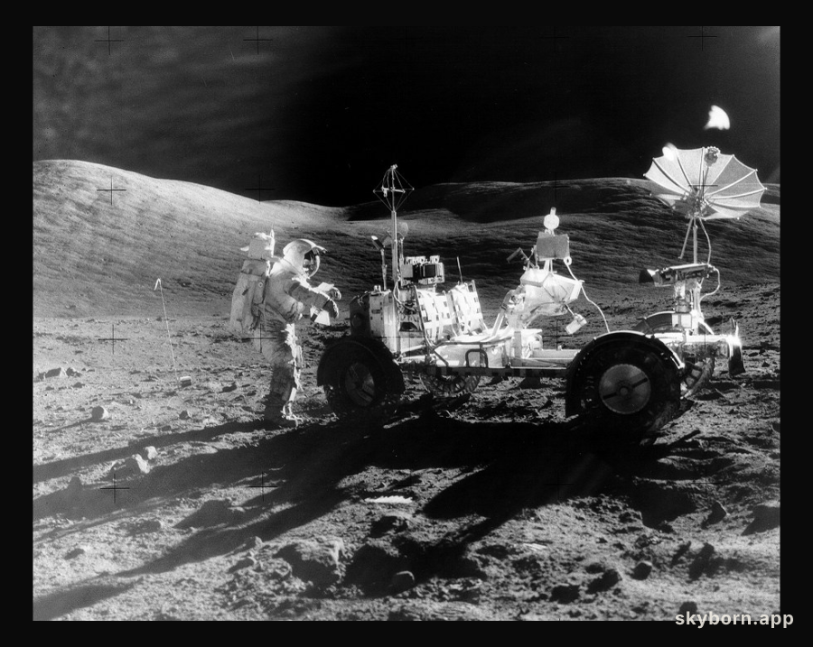 Apollo 17's Lunar Rover