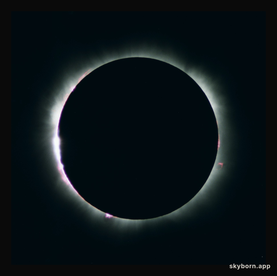 Total Eclipse of the Active Sun