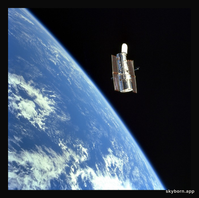 The Orbiting Hubble Space Telscope
