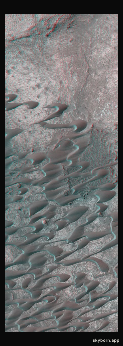Mars: 3-D Dunes
