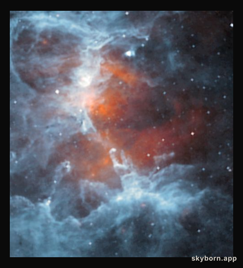 Cold Dust in the Eagle Nebula
