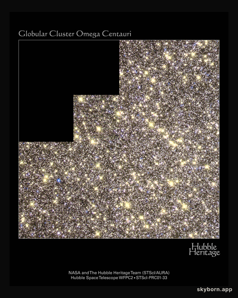 The Center of Globular Cluster Omega Centauri