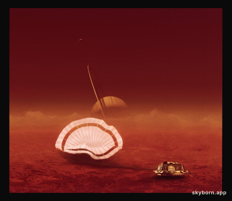 A Portrait of Saturn from Titan