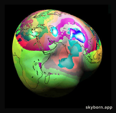 A Gravity Map of Earth