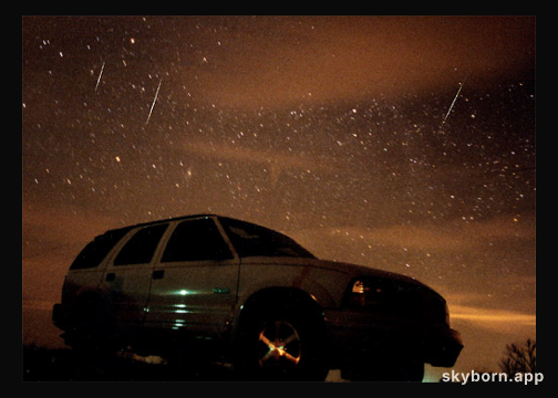 Leonids From the Road