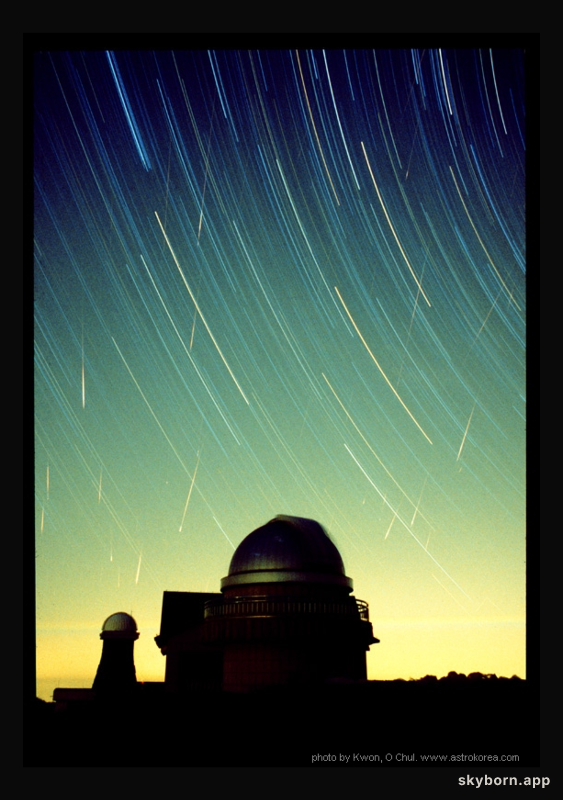 Leonids Over Korean Observatory