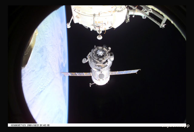 Leaving the International Space Station