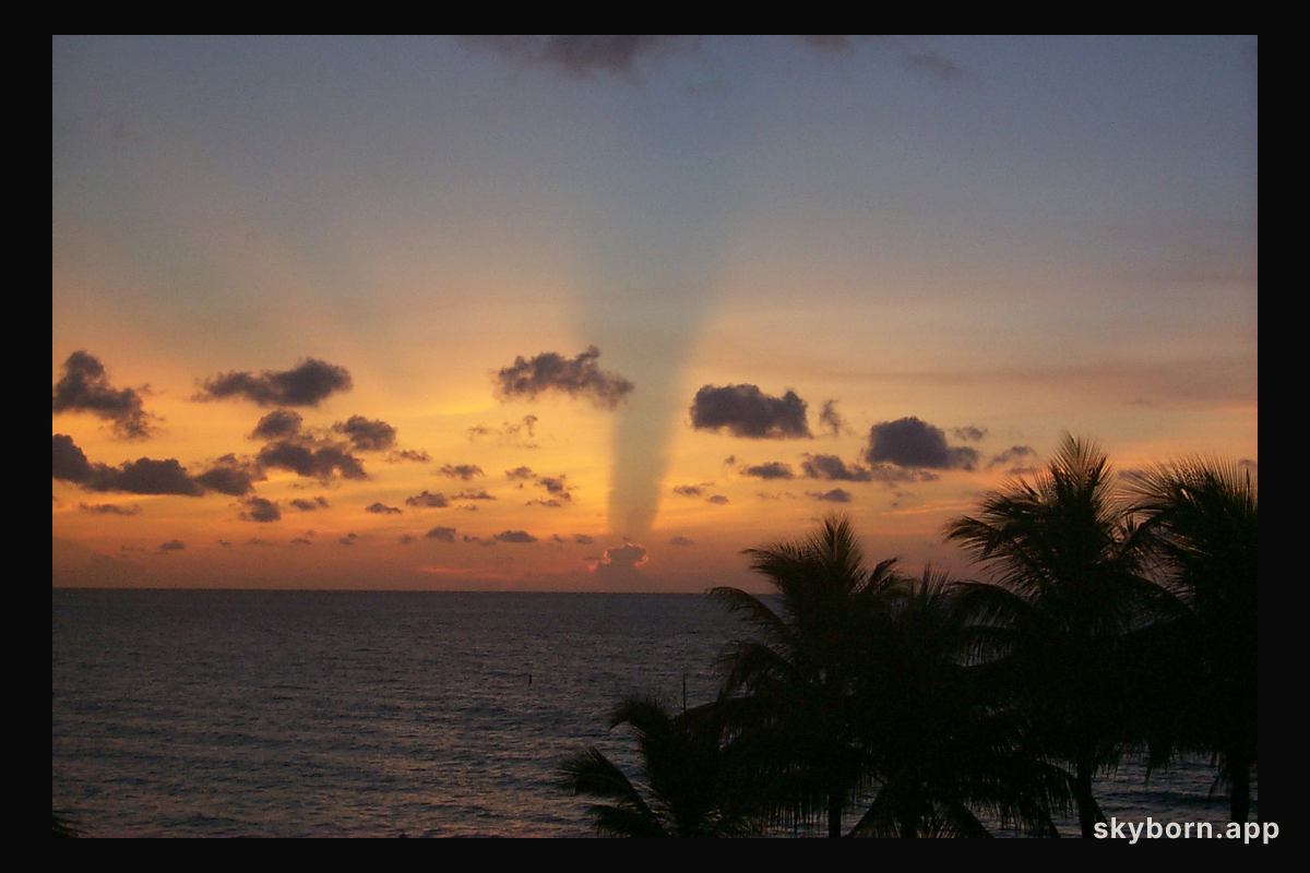 A Cloud Shadow Sunrise