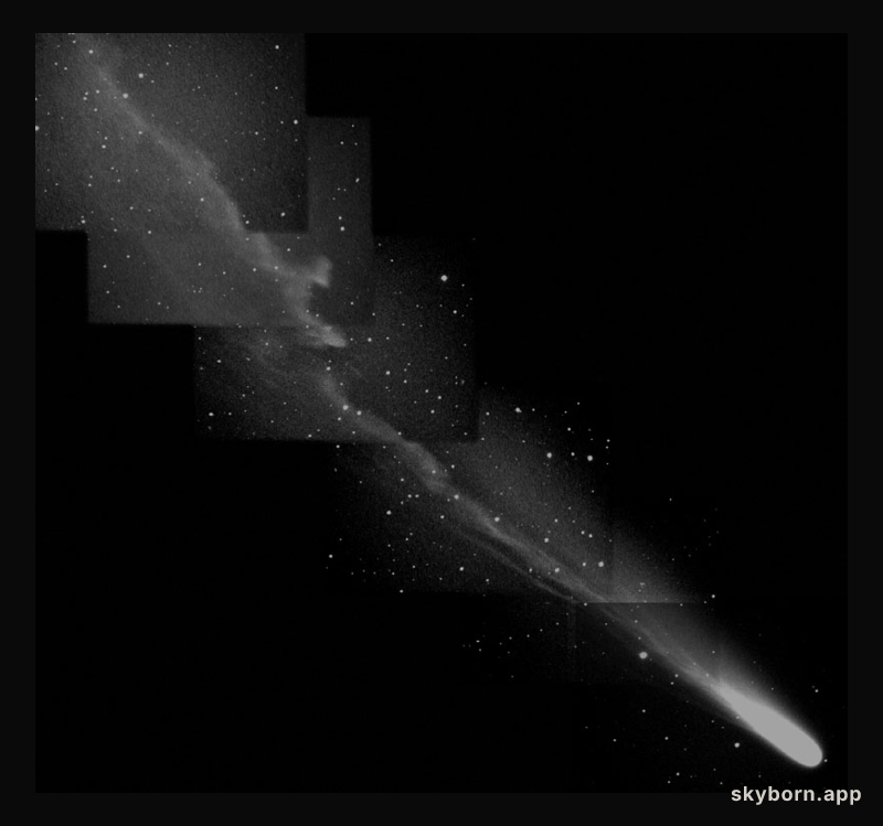 Comet Ikeya-Zhang's Busy Tail
