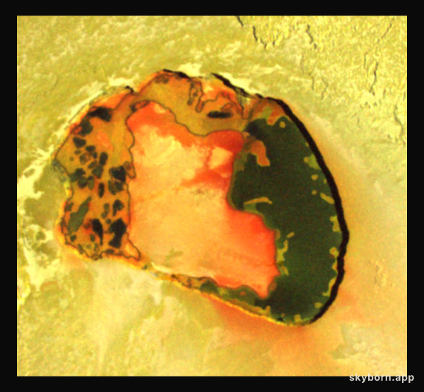 Looking Into an Io Volcano