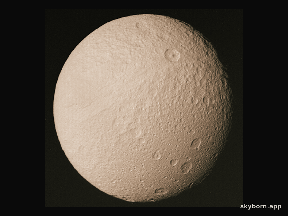 Saturn's Moon Tethys
