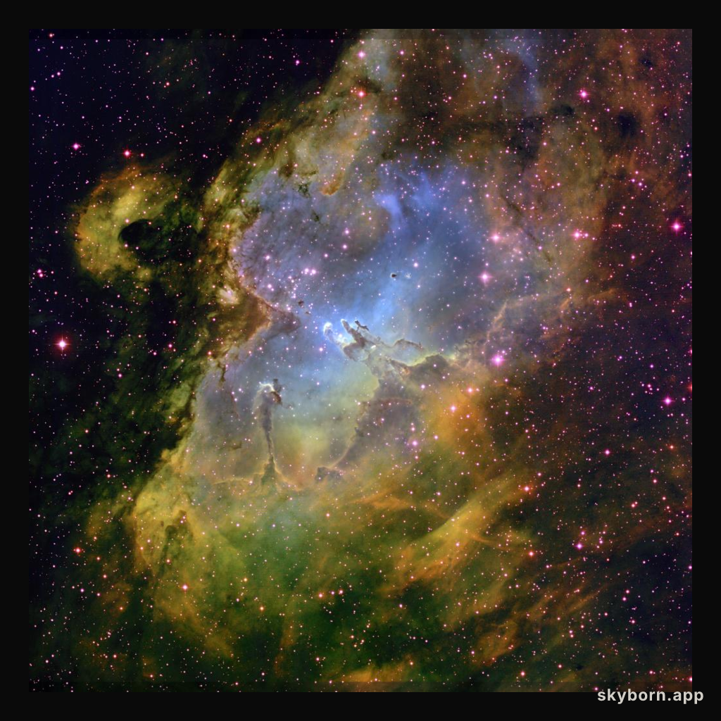 Inside the Eagle Nebula