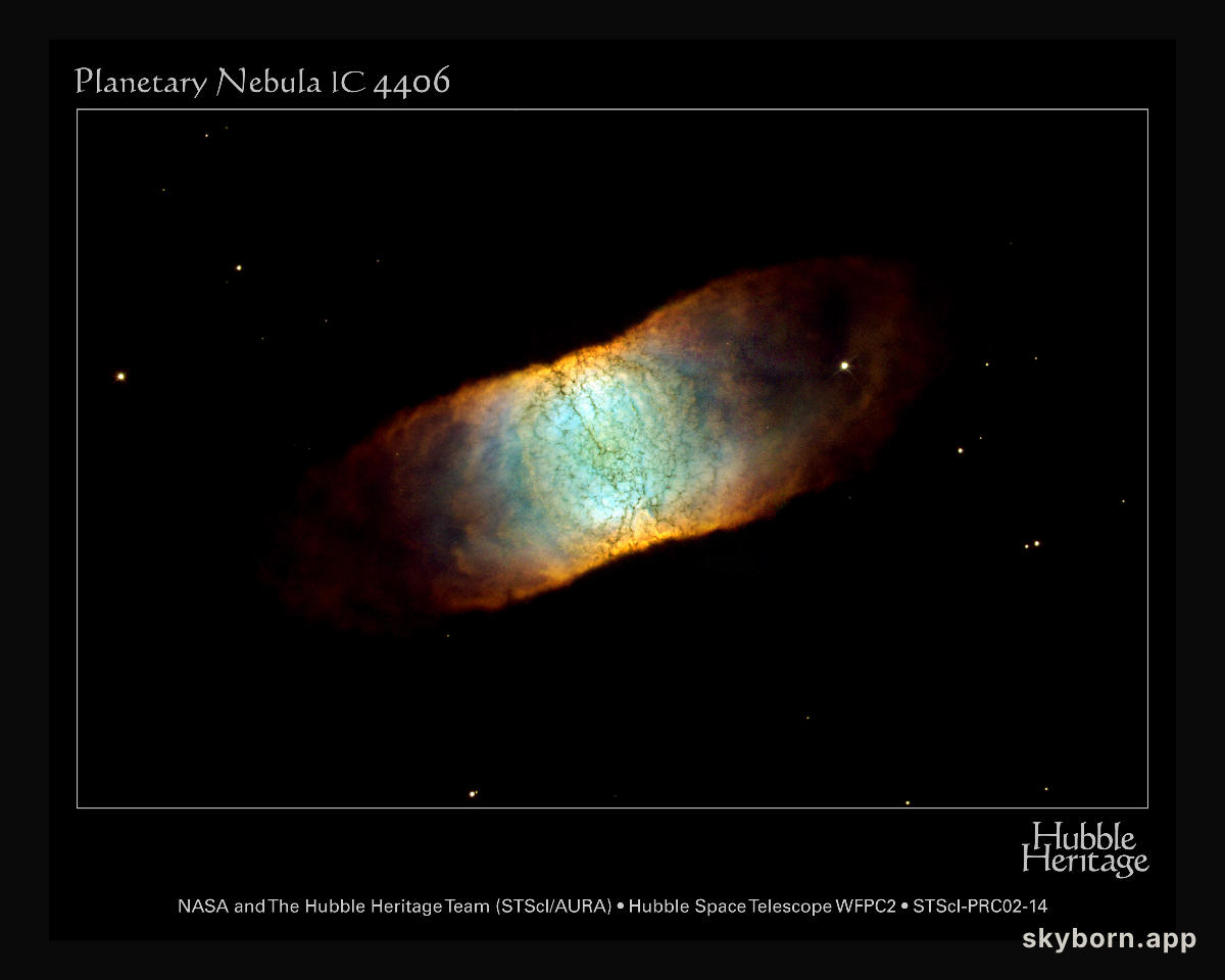 IC 4406: A Seemingly Square Nebula