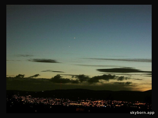 Venus and Jupiter Over Belfast