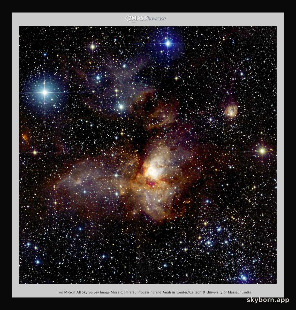 Star-Forming Region RCW38 from 2MASS