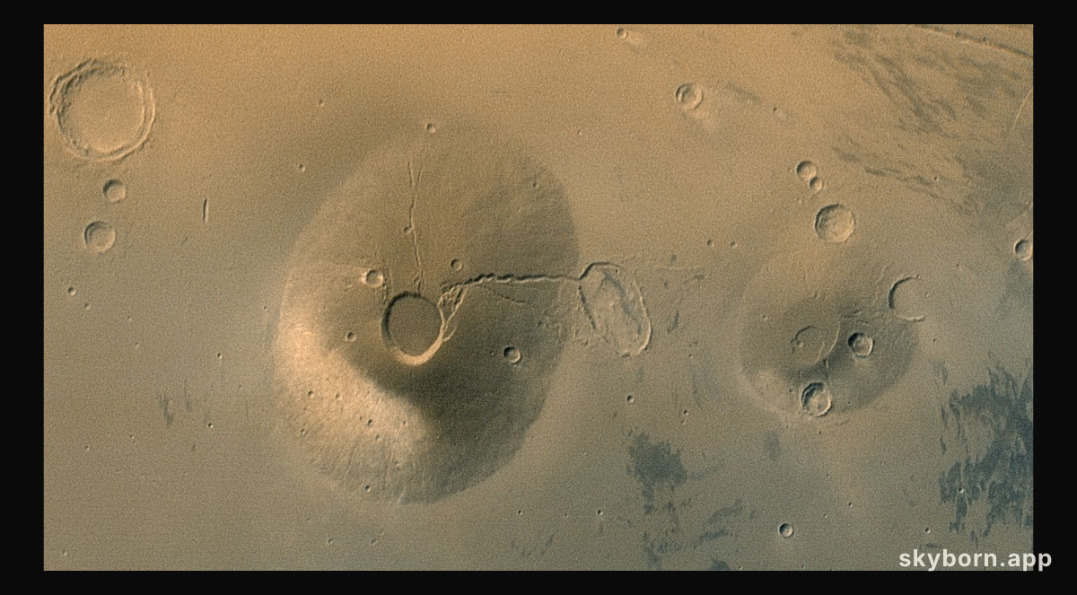 Ancient Volcanos of Mars