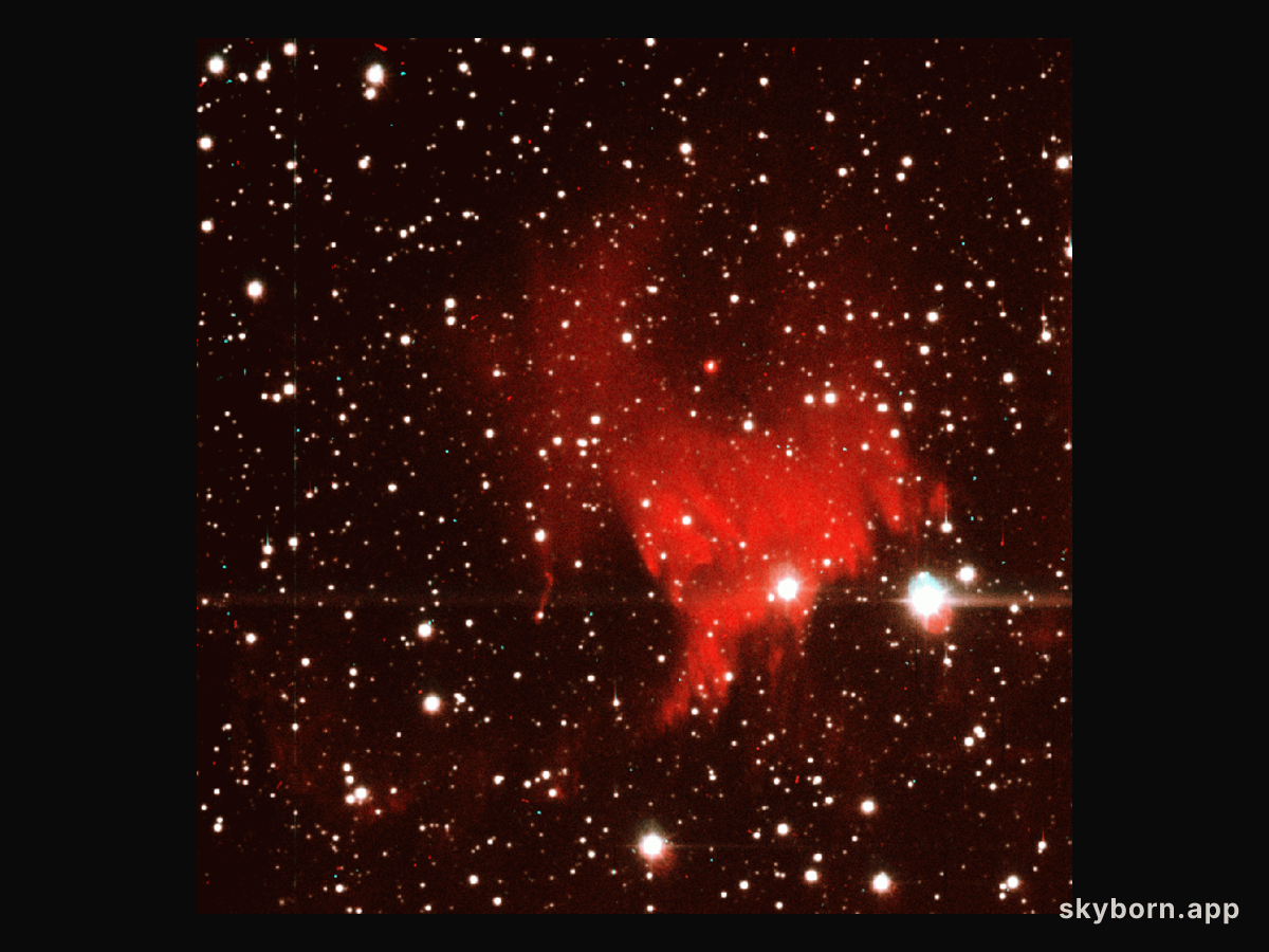 Nebula Nova Cygni Turns On