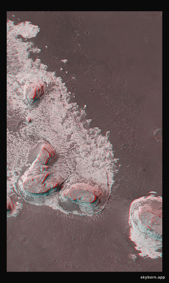 3D Mars: Northern Terra Meridiani