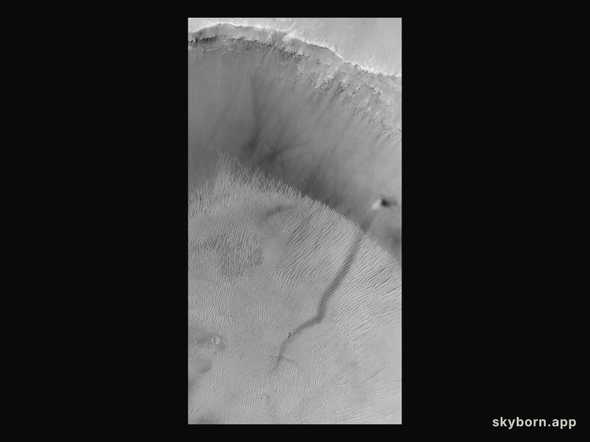 A Dust Devil on Mars