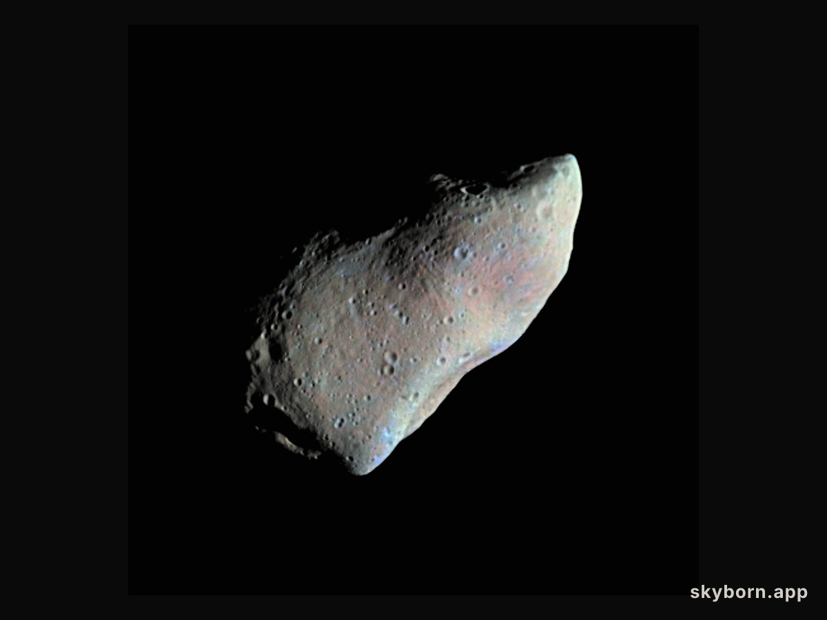 Asteroid Gaspra's Best Face