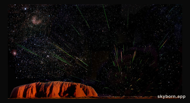 Leonids Over Uluru