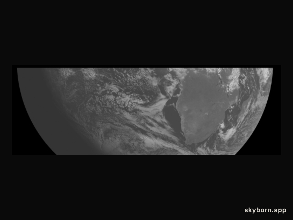 Moon Shadow Moves Over Africa