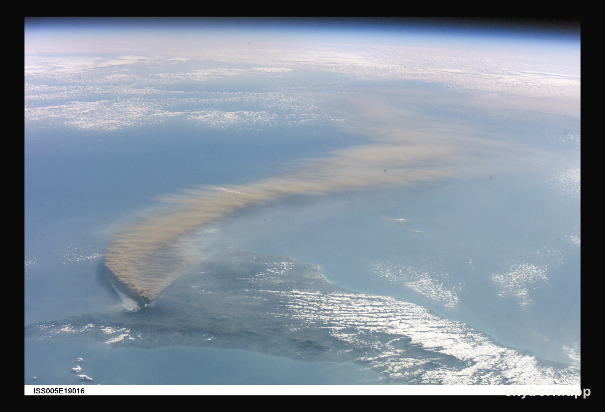 Mt. Etna Eruption Plume