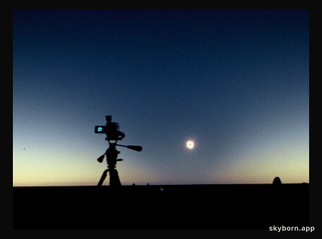 Shadow Cone of a Total Solar Eclipse