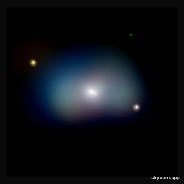 NGC 1700: Elliptical Galaxy and Rotating Disk