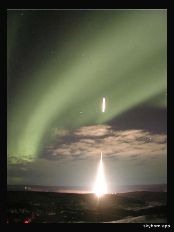 Auroral Rocket Launch