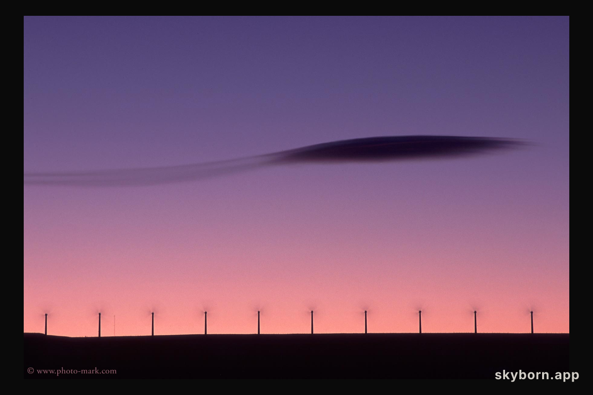 A Lenticular Cloud Over Wyoming