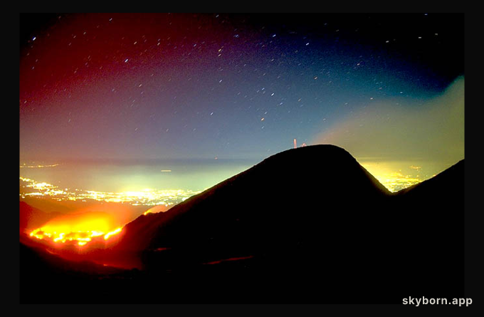Mt. Etna Lava Plumes