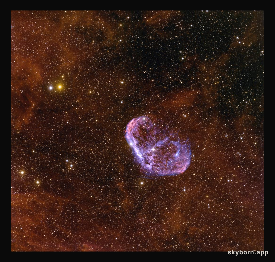 A Crescent Nebula Star Field