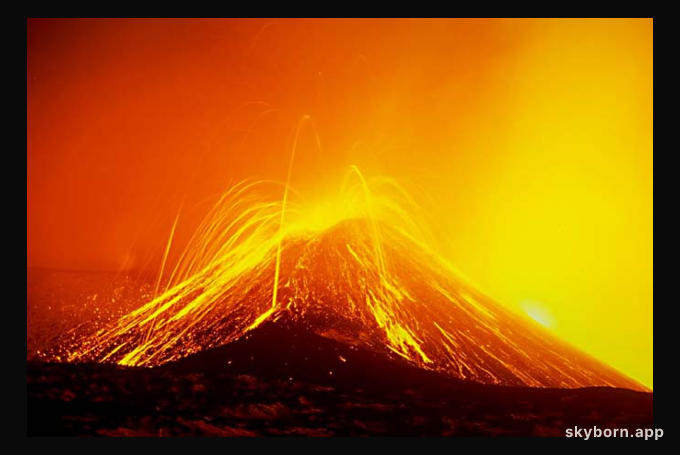 Magma Bubbles from Mt. Etna