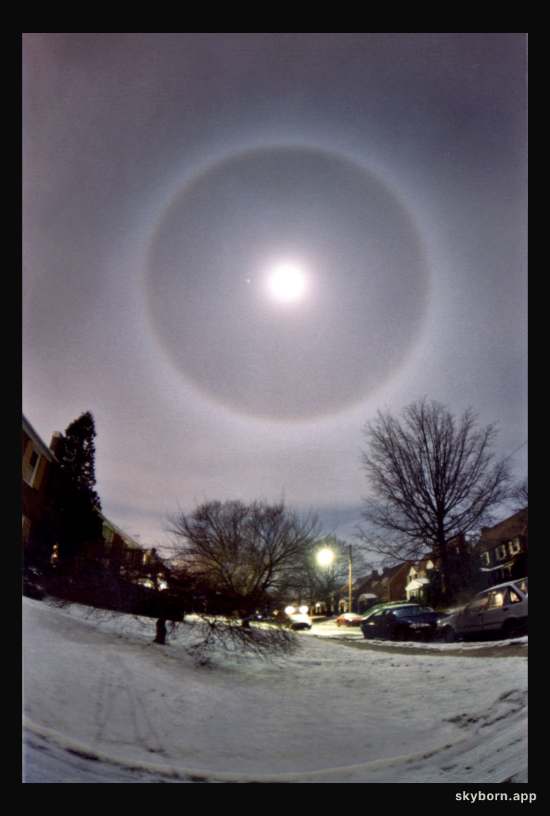 A Halo Around the Moon