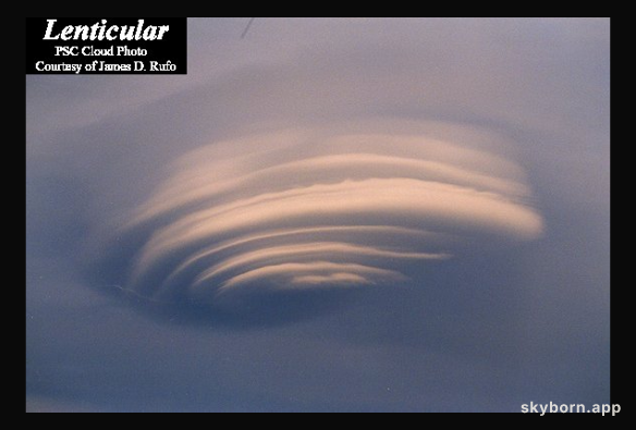 A Lenticular Cloud Over New Hampshire