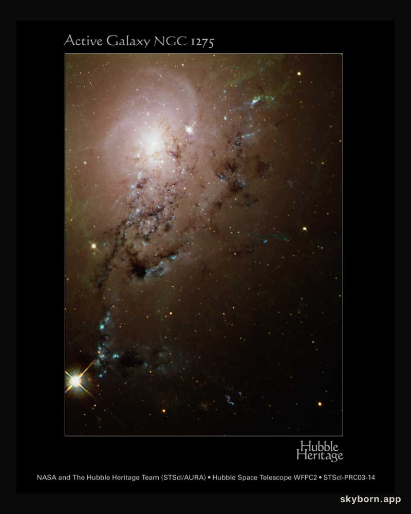 NGC 1275: A Galactic Collision