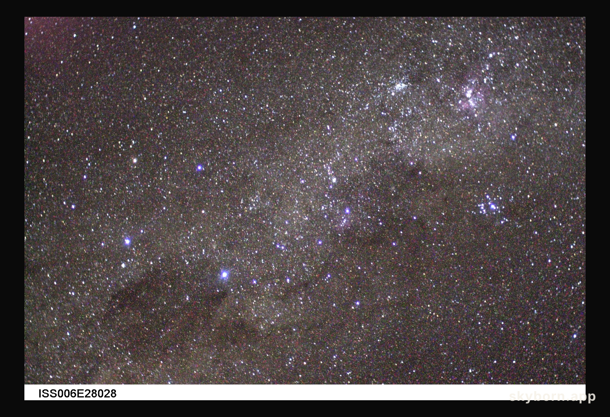 The Southern Sky from the International Space Station