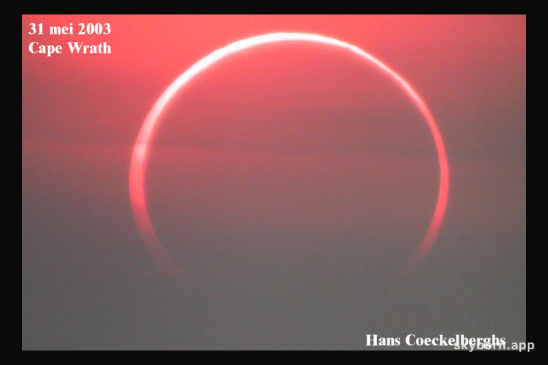 Ring of Fire from Cape Wrath