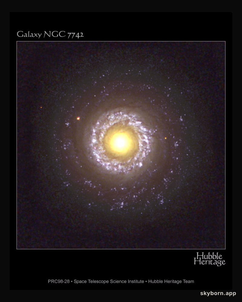 Spiral Galaxy NGC 7742