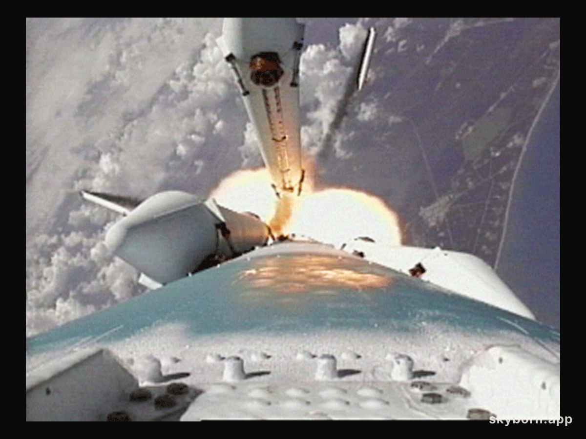 Launch of the Spirit Rover Toward Mars