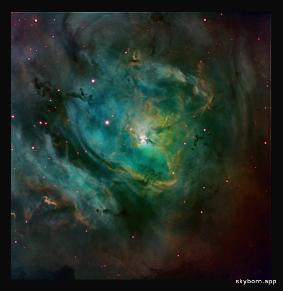 Stars and Dust of the Lagoon Nebula
