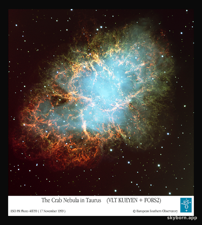 The Crab Nebula from VLT