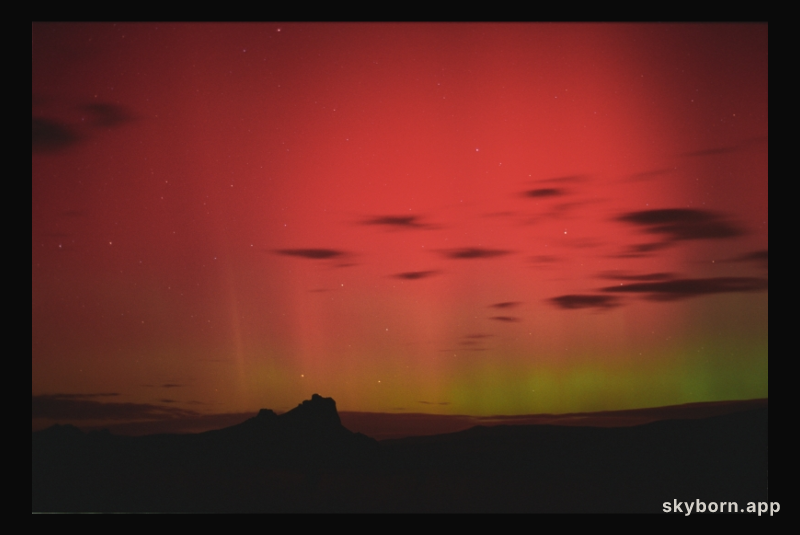 Aurora in Colorado Skies